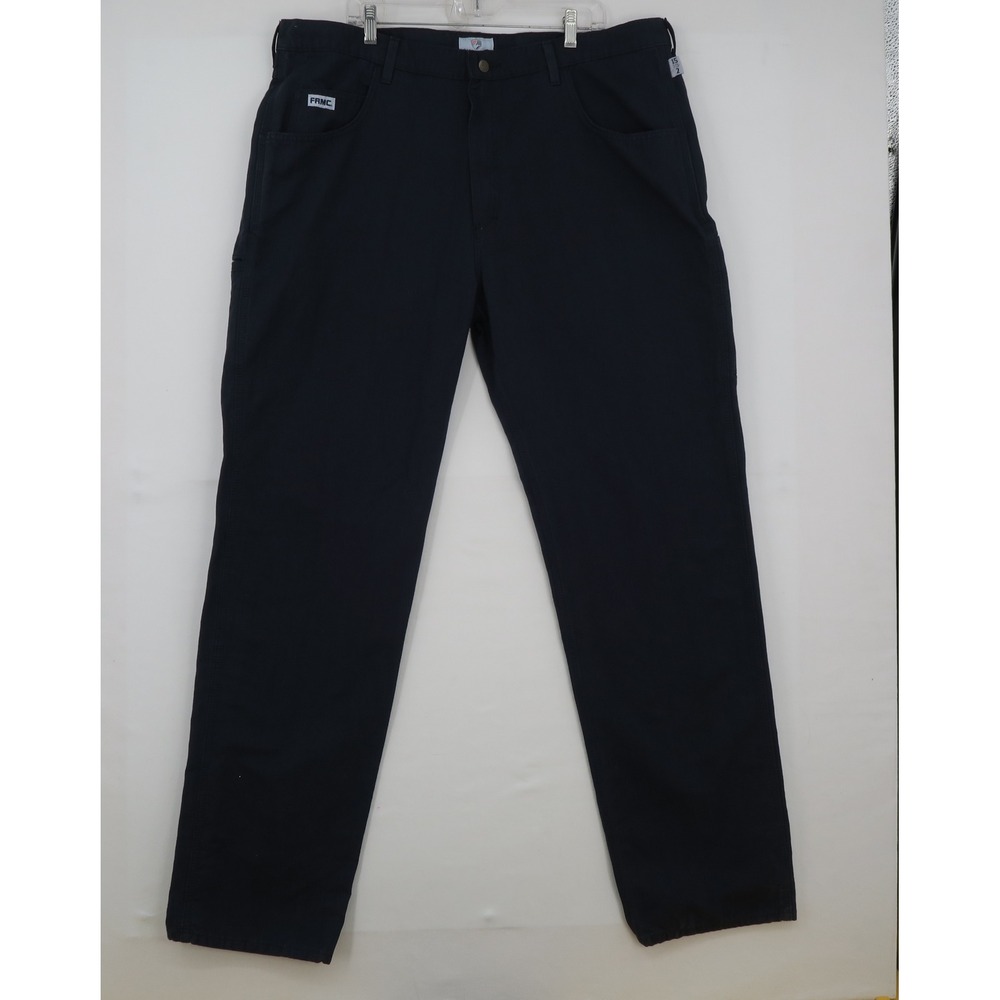 Tyndale FR Mens Navy Blue Flame‎ Resistant Carpenter Pants M295T 42x36 CAT 2 USA